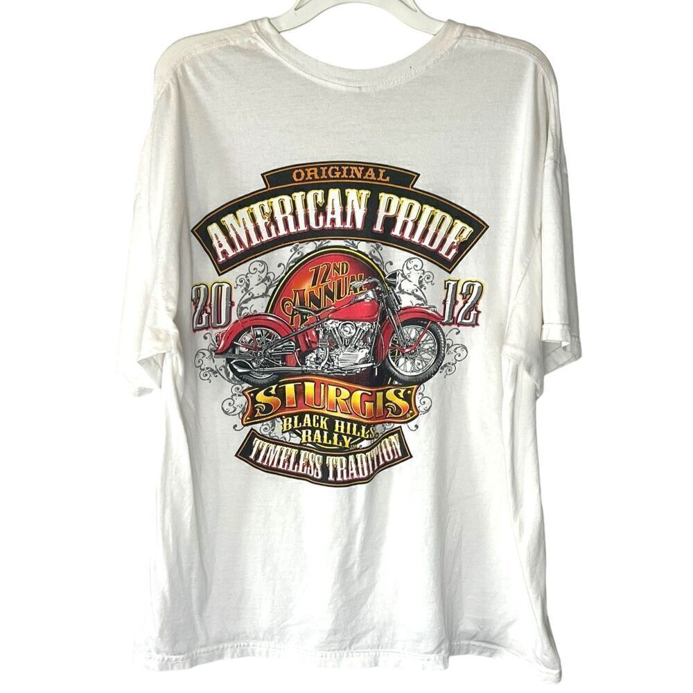 2012 72nd Sturgis‎ Black Hills Rally Size XL Gildan Vintage